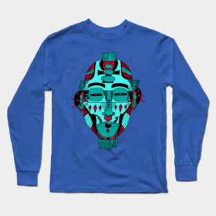 Turqred African Mask 5 Long Sleeve T-Shirt